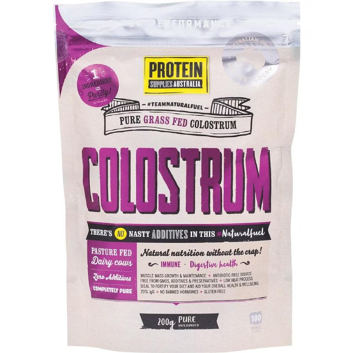 Protein Supplies Australia Colostrum 200g