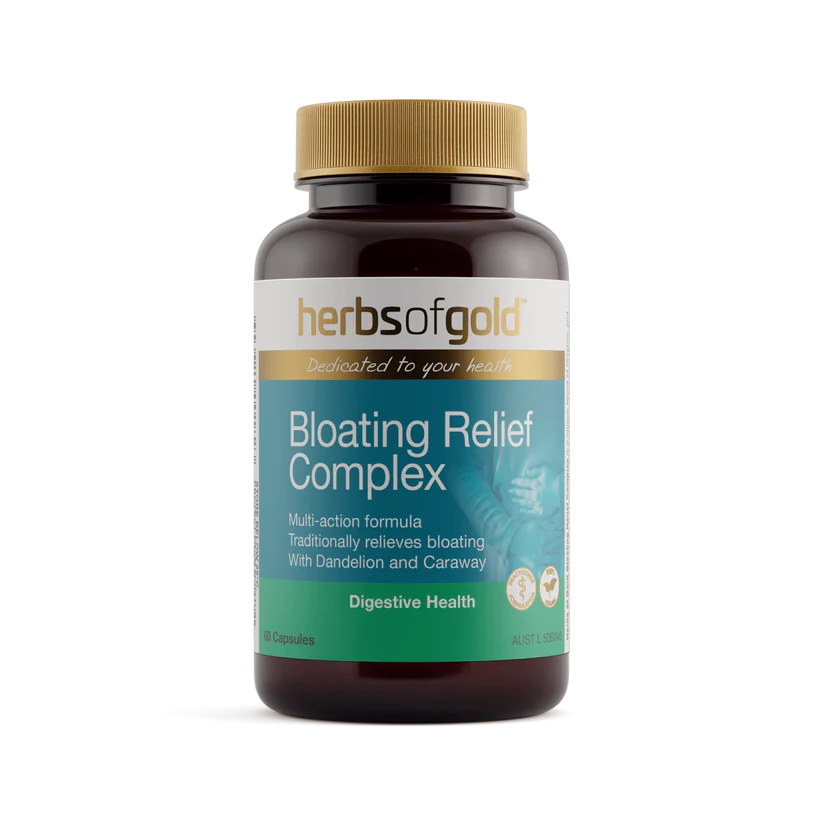 Herbs of Gold – Bloating Relief Complex (60 Capsules)