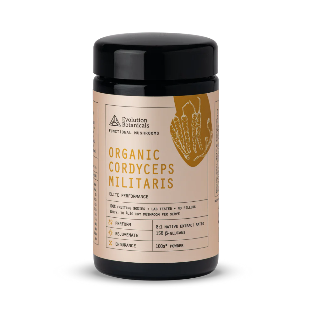 Evolution Botanicals Organic Cordycepts Milataris 100g