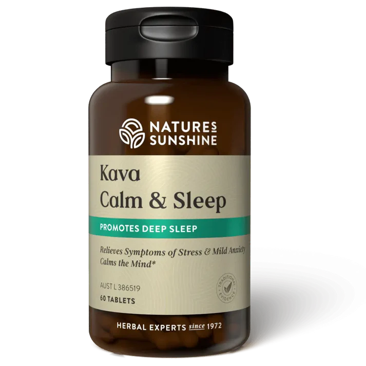 Natures Sunshine Kava Calm & Sleep 60 tab