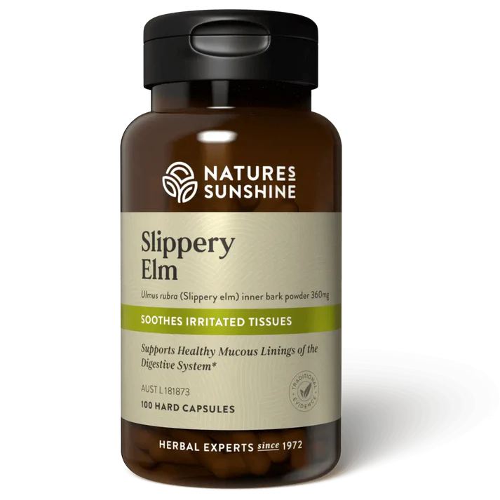 Natures Sunshine Slippery Elm 100 caps