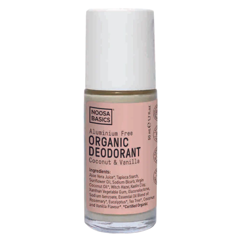 Noosa Basics – Deodorant Roll-On, Coconut Vanilla (60ml)