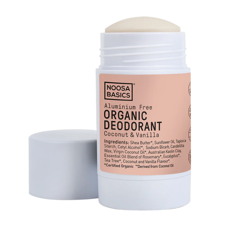 Noosa Basics – Deodorant Stick, Coconut & Vanilla (60g)