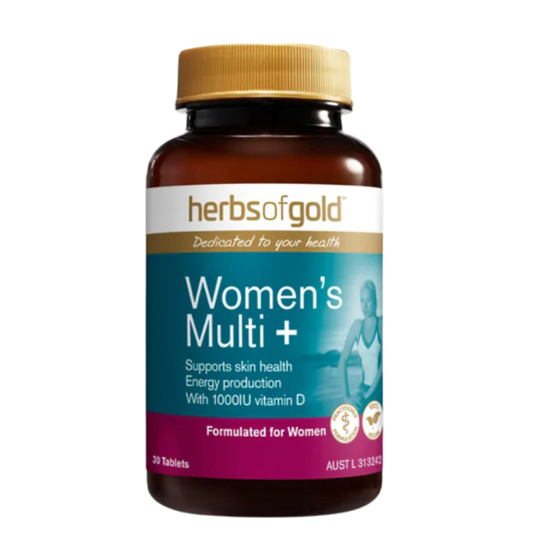 Herbs of Gold – Women’s Multi+ (30 Tablets)