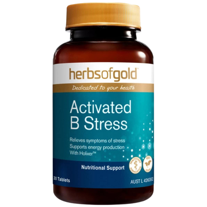 Herbs of Gold Activated B Stress – 30 Tablets