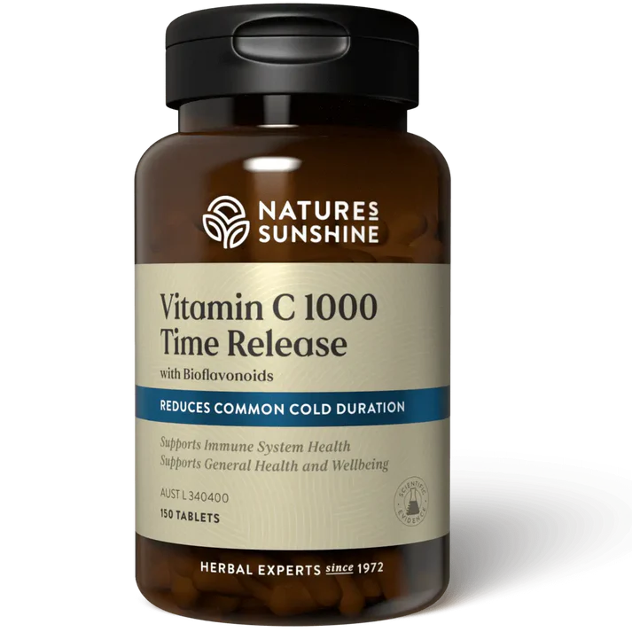 Natures Sunshine Vitamin c 1000 Time release 150 caps