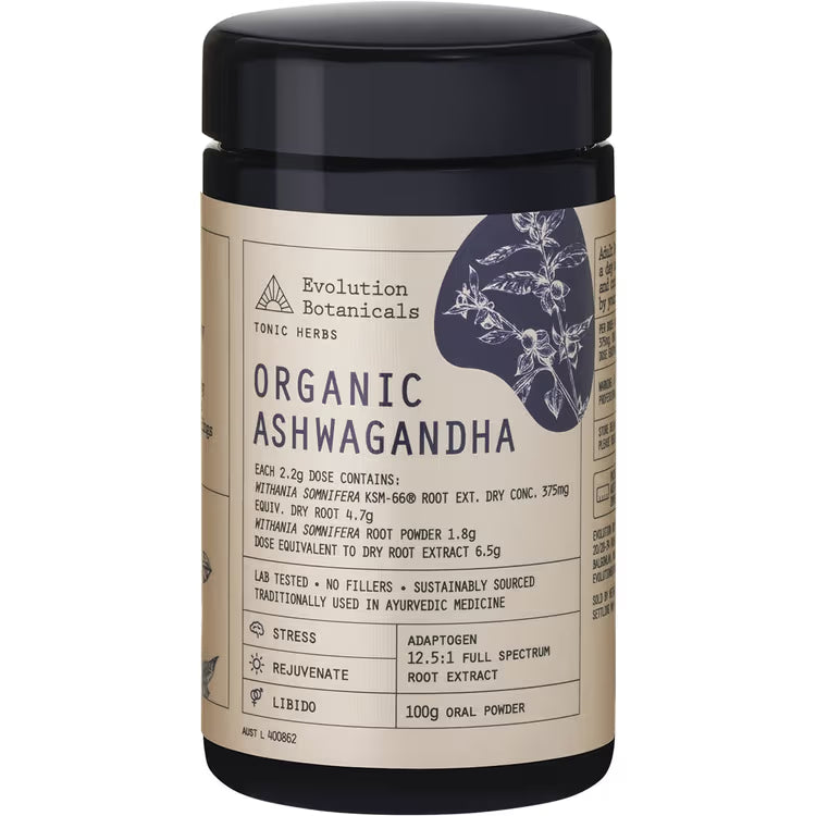 Evolution Botanicals Ashwaganda 100g