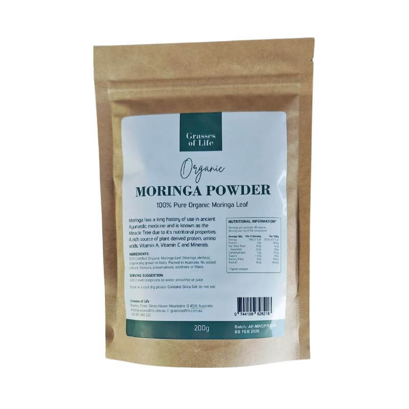 Grasses of Life Moringa Powder 200G