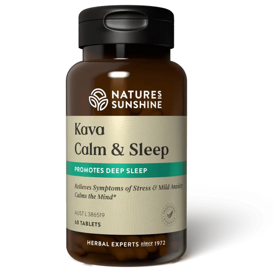 Natures Sunshine Kava Calm & Sleep 60 tab