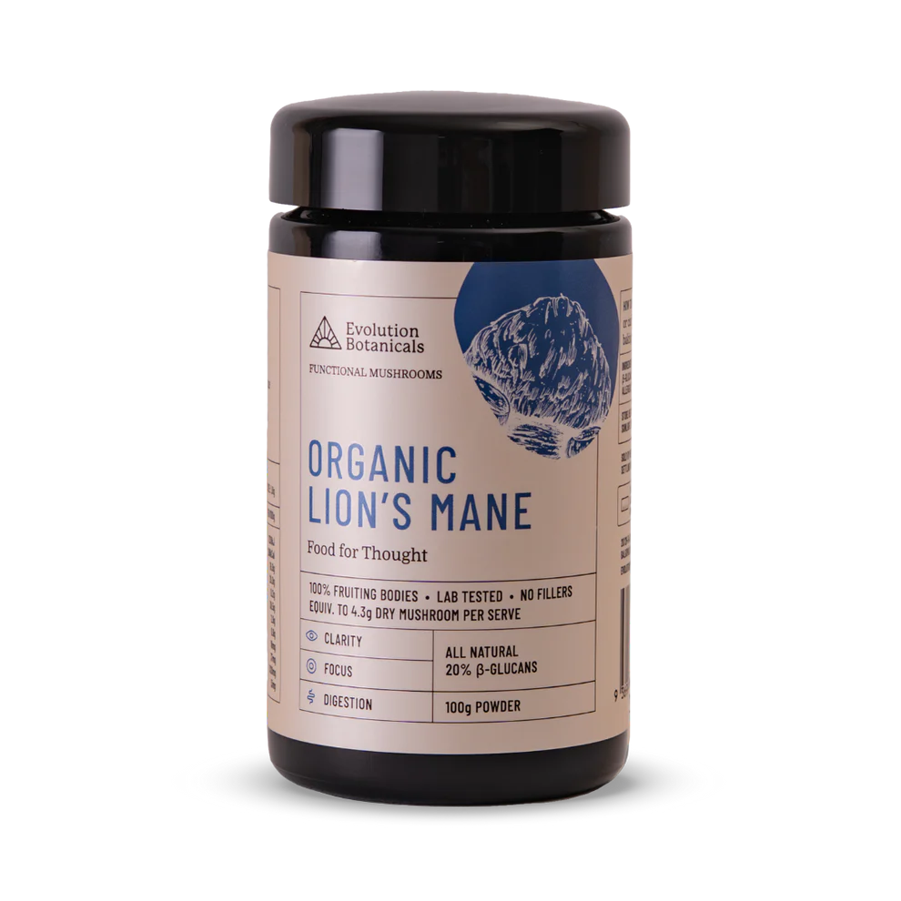 Evolution Botanicals Organic Lions Mane 100g