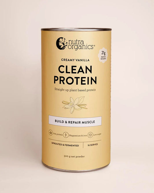 Nutra Organics – Clean Protein (Choc Thickshake) 500g