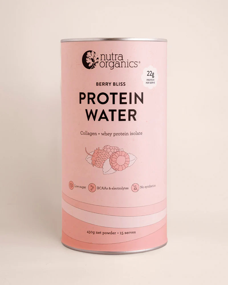 Nutra Organics – Protein Water (Berry Bliss) 450g
