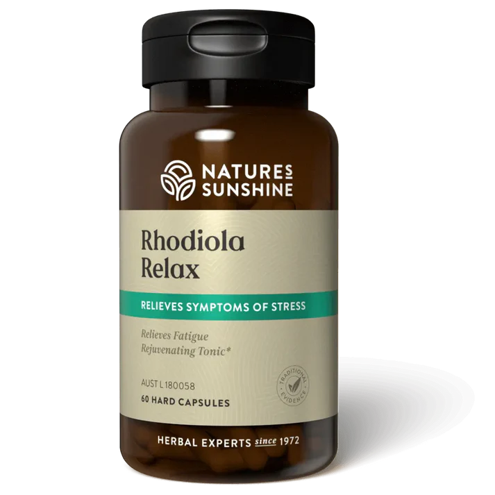 Natures Sunshine Rhodiola Relax 60 Caps
