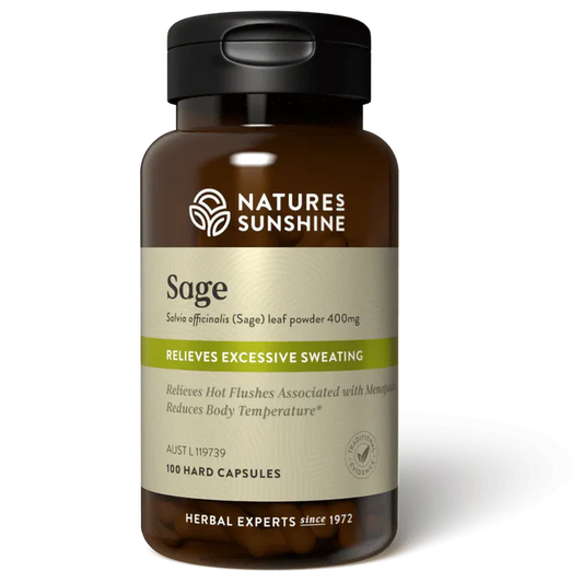 Natures Sunshine Sage 100 Caps Supplement