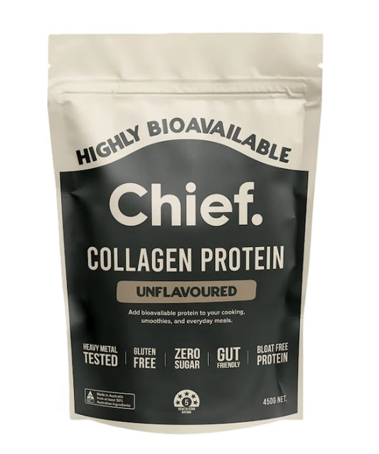 Chief Collagen Protein Powder - Unflavoured 450g