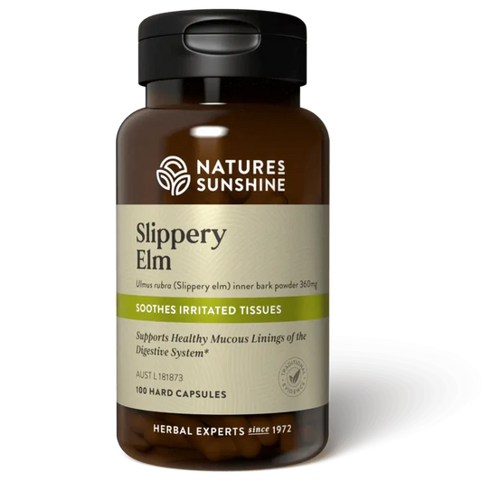 Natures Sunshine Slippery Elm 100 caps