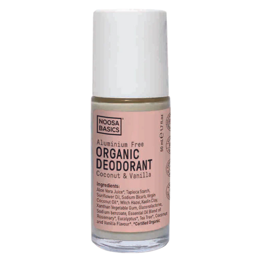 Noosa Basics – Deodorant Roll-On, Coconut Vanilla (60ml)