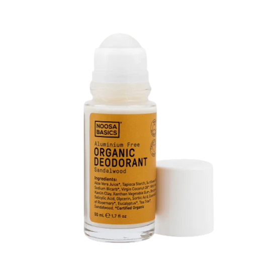 Noosa Basics – Deodorant Roll-On, Sandalwood (60ml)