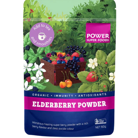 Power Super Foods – Elderberry Powder (60g)