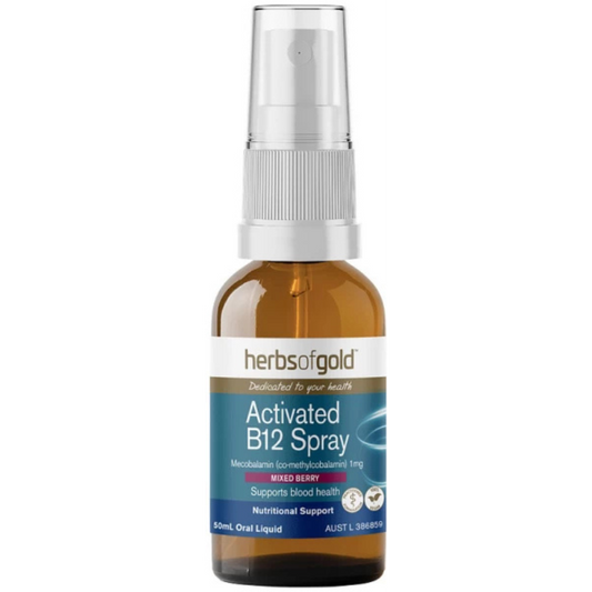 Herbs of Gold Activated B12 Spray – 50ml