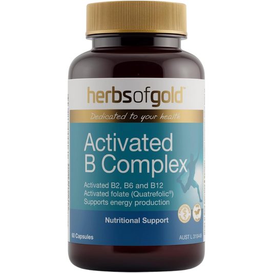 Herbs of Gold Activated B Complex – 30 Capsules