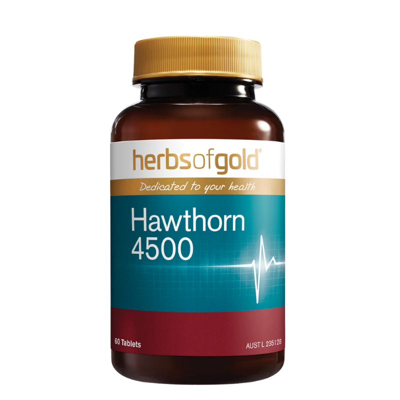 Herbs of Gold – Hawthorn 4500 (60 Tablets)