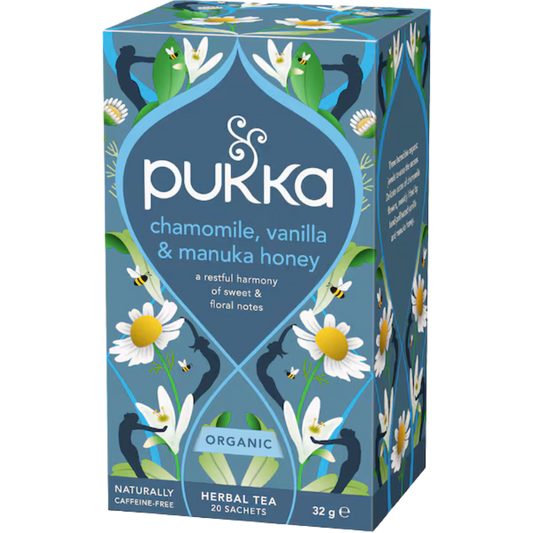 Pukka – Chamomile, Vanilla & Manuka Honey (40g)