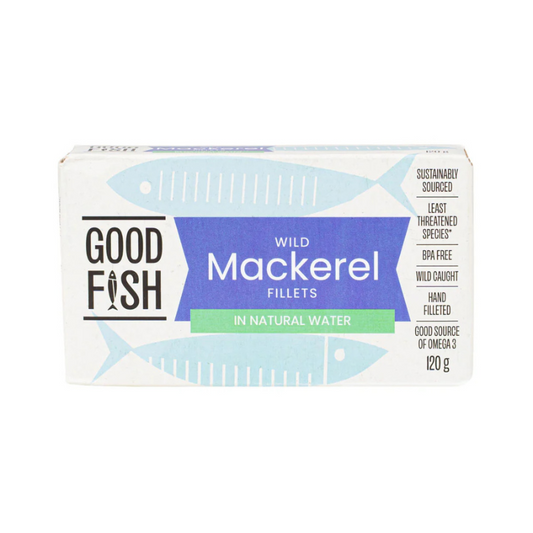 Good Fish – Mackerel in Brine (Tin, 125g)