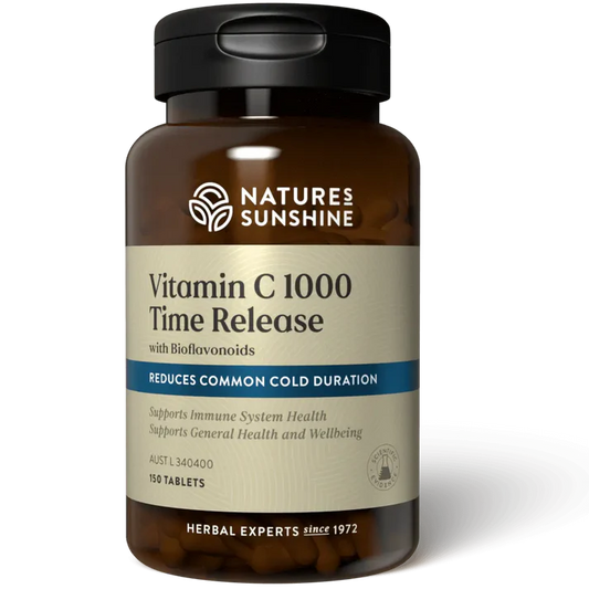 Natures Sunshine Vitamin c 1000 Time release 150 caps