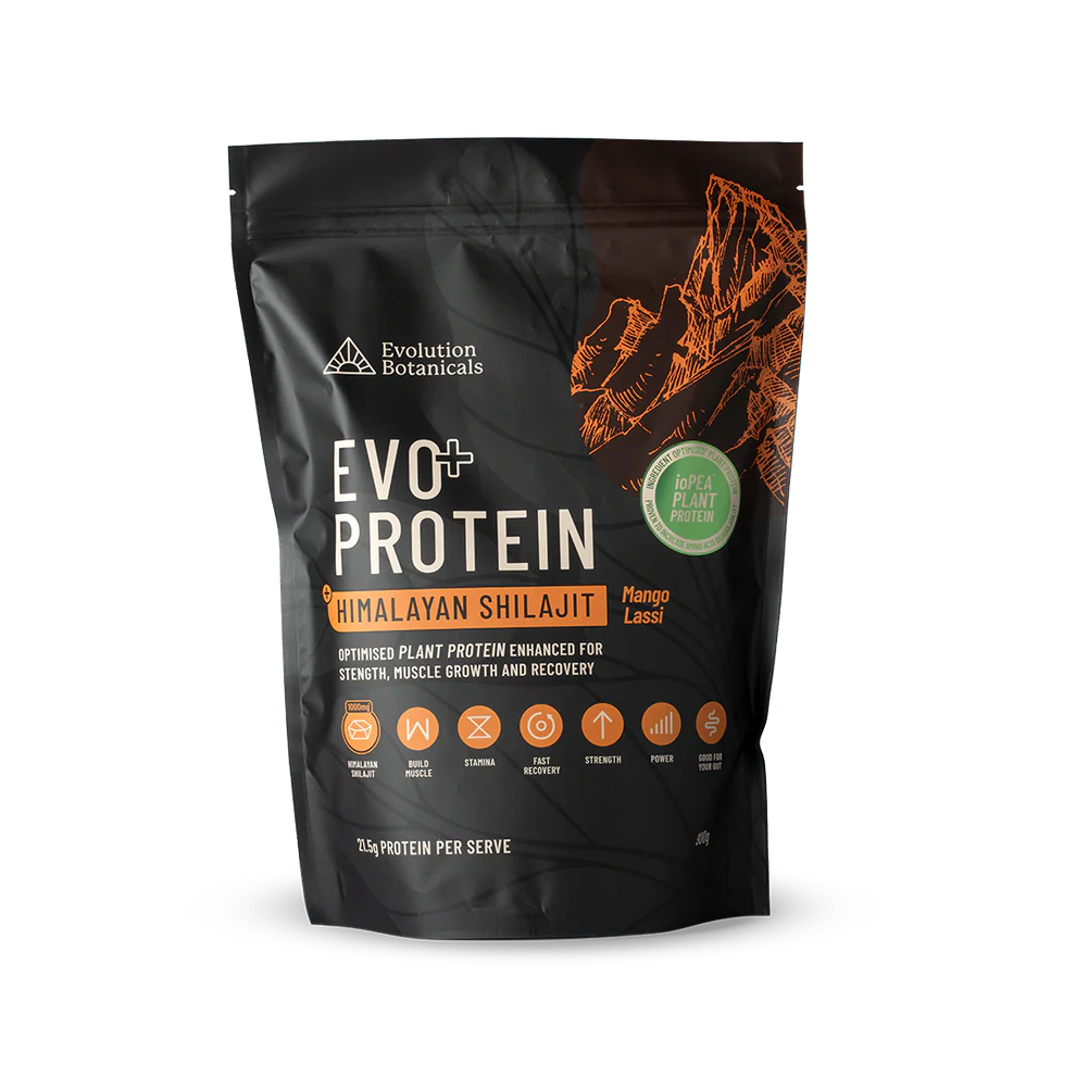 Evolution Botanicals Evo+ Protein Himalayan Shilajit Mango Lassi 900G