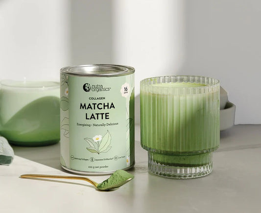Nutra Organics Collagen Matcha Latte Powder (100g)